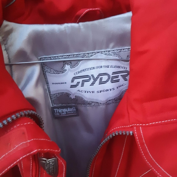 Red SPYDER boulder Colorado coat. Size L